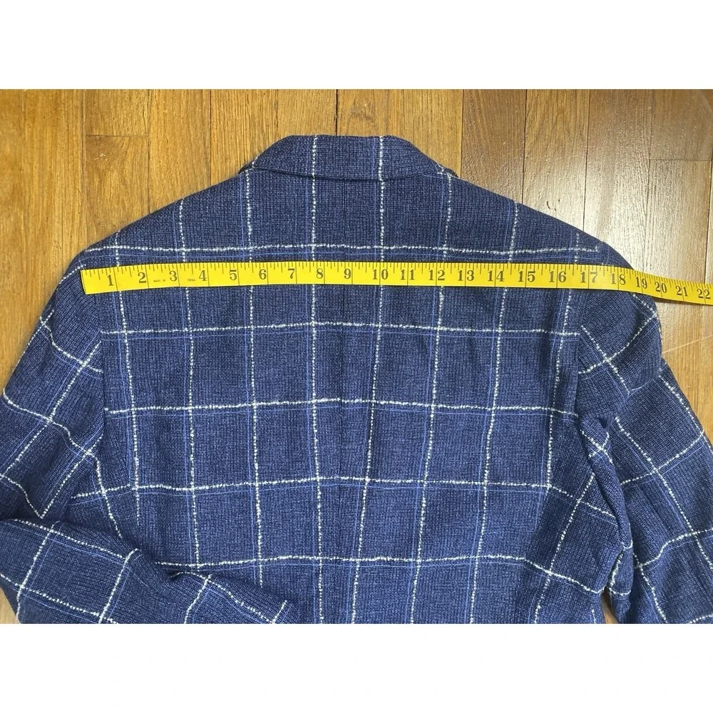 Vitale Barberis Canonico The Society Shop Men's Wool Blazer‎ Jacket Small Batch